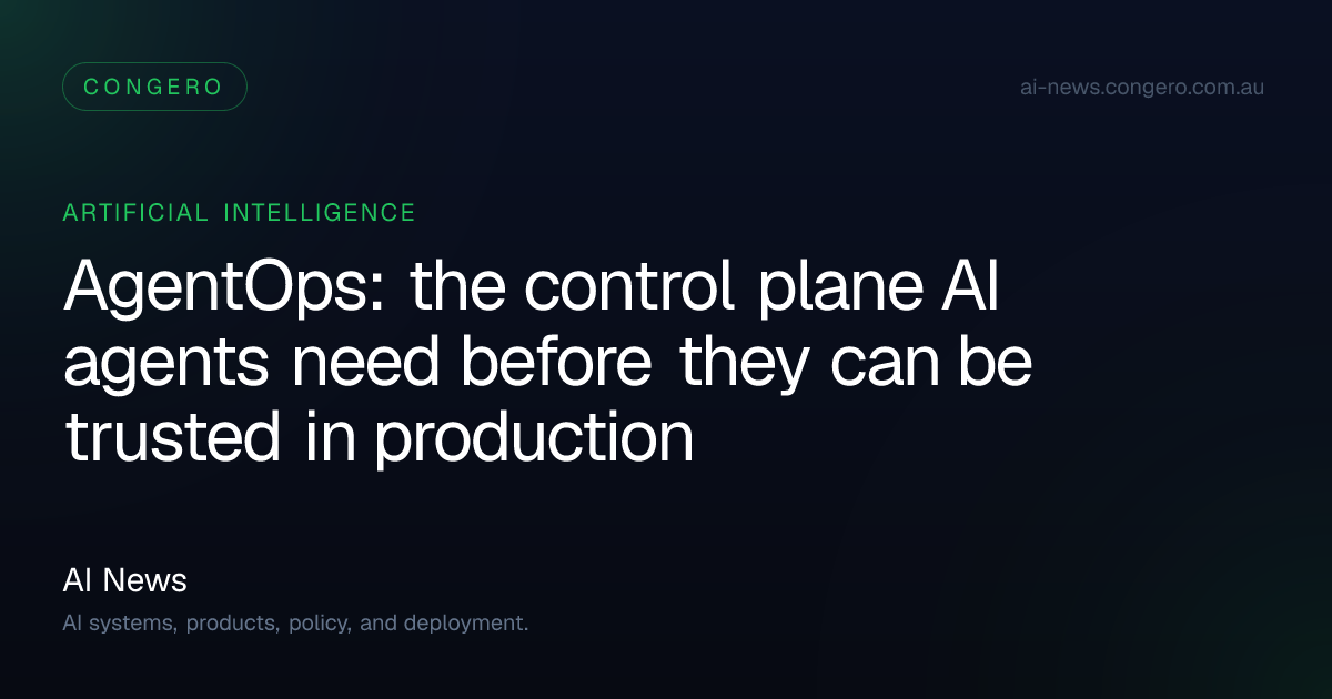 AgentOps and Bedrock AgentCore: the production operating model for ...