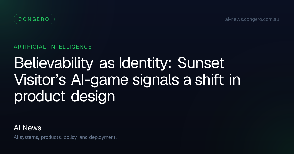 Sunset Visitor’s AI-Identity Game Signals a Shift in AI Product Design ...