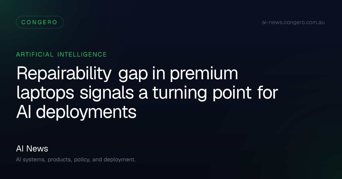 Repairability gap reshapes AI hardware planning: PIRG/Ars Technica ...