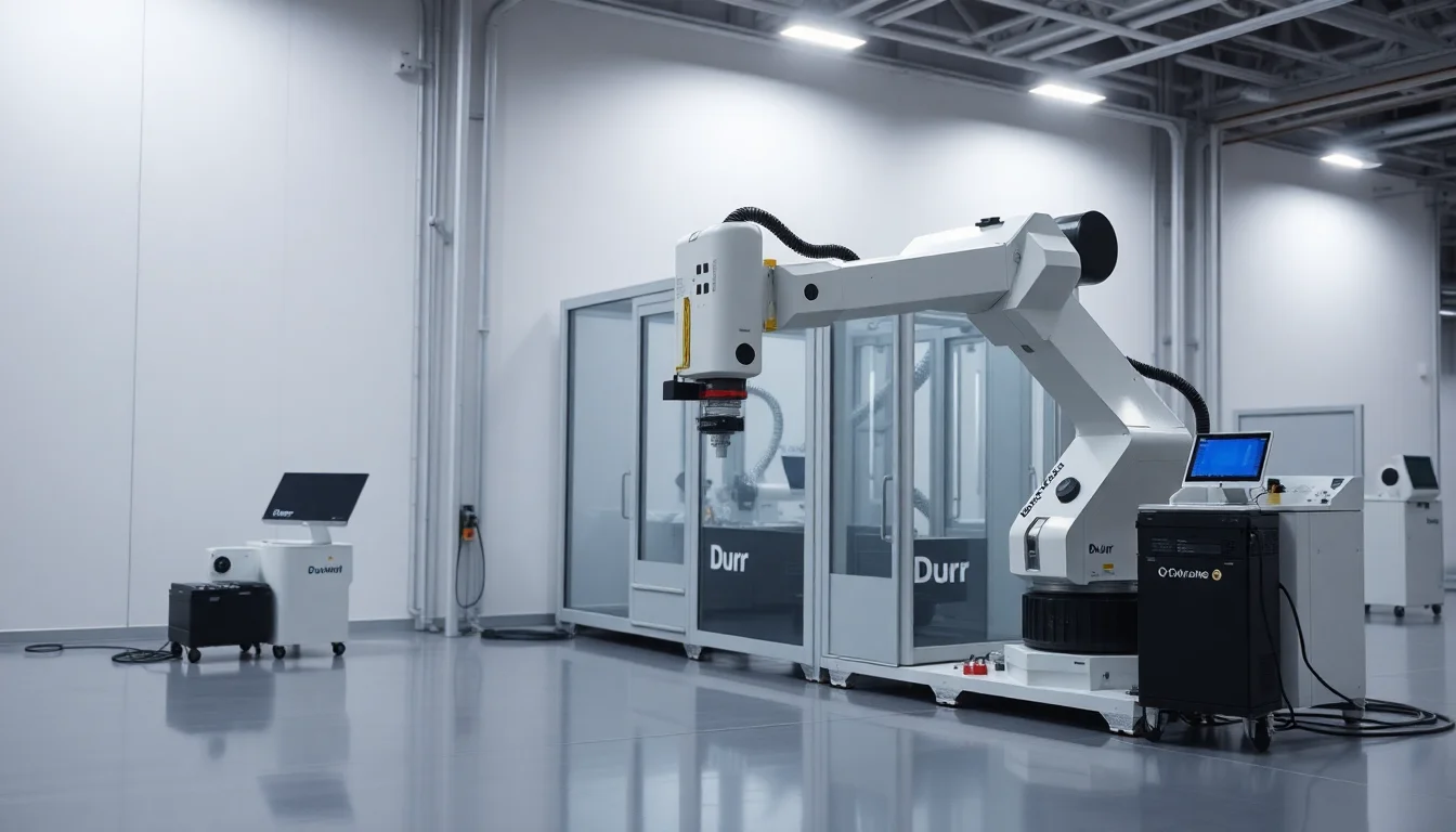 Dürr’s EcoRP4 bets that geometry, not just control software, will reshape paint-robot economics