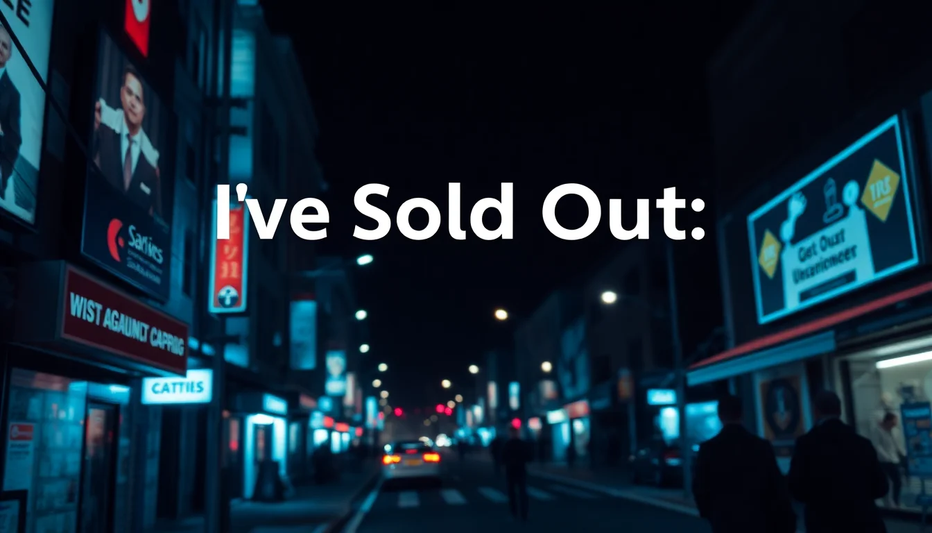 I've Sold Out: A Sell-Out as a Real-World Stress Test for AI Deployments